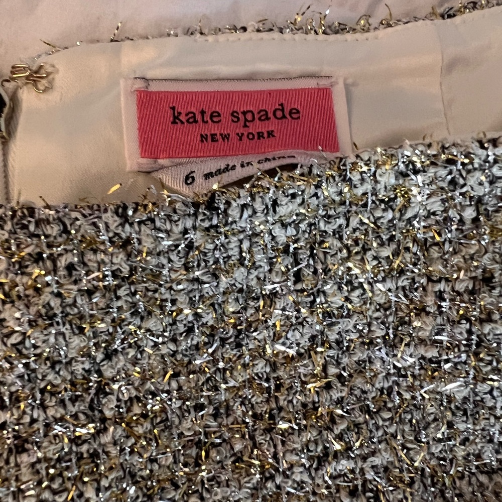 Kate Spade sequin tweed skirt